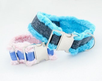 fluffy dog collars