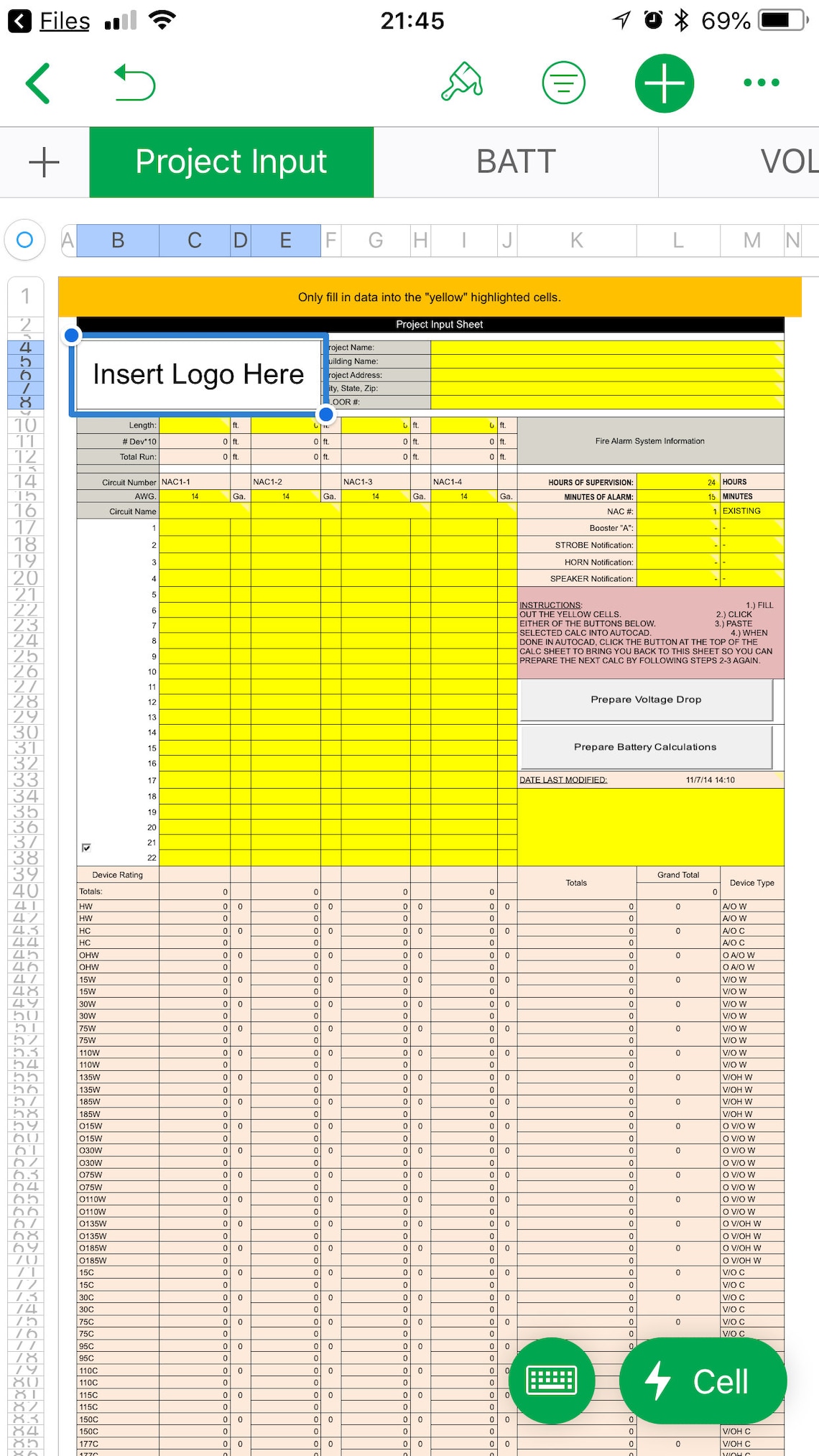 Fire Alarm Panel Battery Calculation Etsy Hong Kong