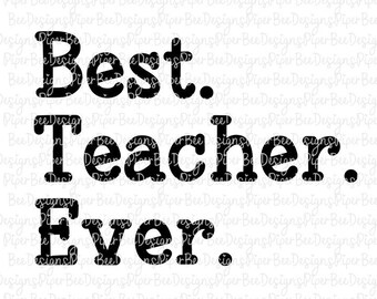 Download Best Teacher Svg Etsy