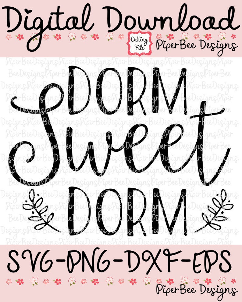 Download Dorm Sweet Dorm SVG Dorm SVG Dorm Room SVG Dorm Room | Etsy