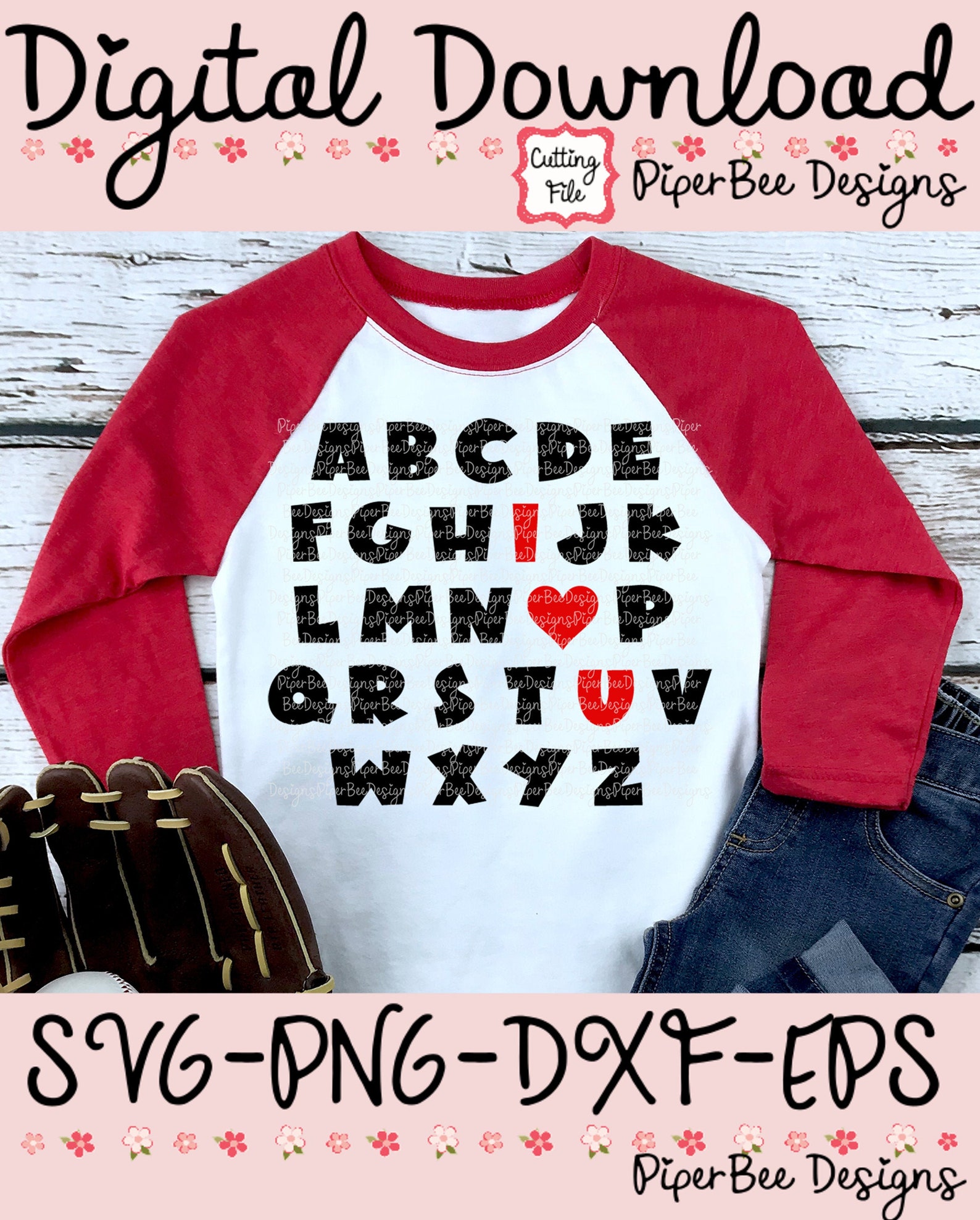 ABC I Love You SVG ABC Svg Valentine’s Day Svg - Etsy