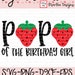 Strawberry 1st Birthday SVG One SVG Baby 1st Birthday SVG - Etsy