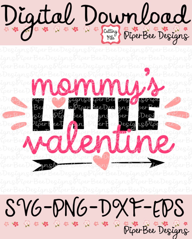 Download Mommy's Little Valentine svg Little Valentine SVG | Etsy