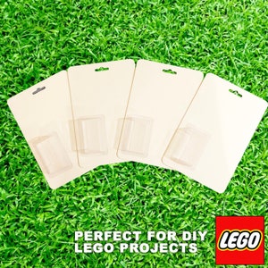 Embalagem para bonecos de ação DIY - Parte traseira de cartão em branco de 6" x 9" e bolhas de bolhas. Pacotes de 4, Pacotes de 10, Qtds personalizadas. Kit de artesanato doméstico Bootleg Toys