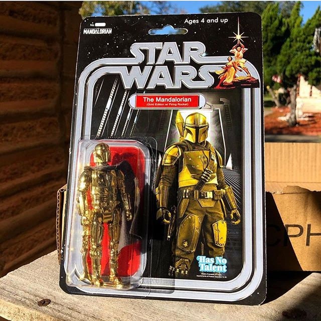 DIY Action Figure Packaging Blank 6 X 9 Card Etsy