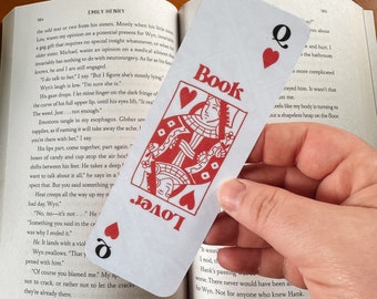 Book Lover Bookmark | Gift for the Bookworm | Laminated Bookmark | Bookish Gift | Doublesided
