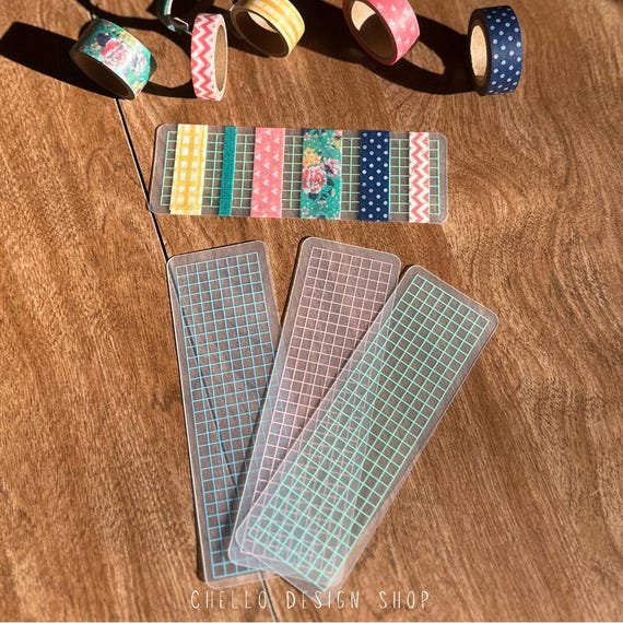 Washi Tape Organizer | Washi Tape Dashboard | Journaling Supplies | Journaling Dashboard | Washi Tape Sample Card | Journaling Bookmark