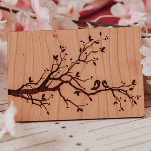 Love Birds, Carte du 50e anniversaire pour les parents, Carte d’anniversaire de mariage, Carte du 1er anniversaire, Carte d’anniversaire pour le mari, 5e anniversaire