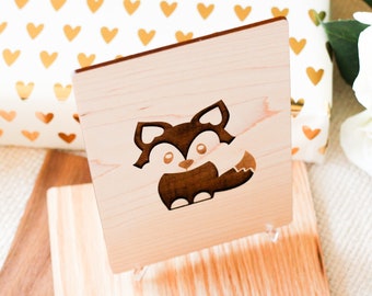 New Baby Family Gift, New Parent Gift, New Baby Card, Wood Greeting Card,