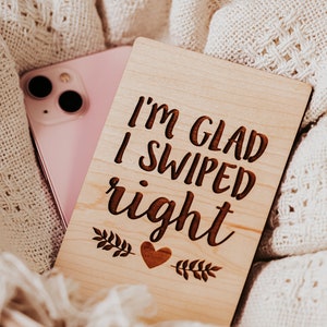 Regalo de aniversario de 1 año para novio, regalo de aniversario de citas, aniversario de un año, tarjeta de primer aniversario, regalo para él, regalo personalizado