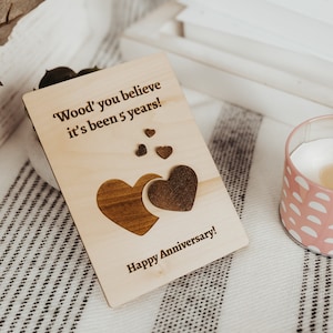 5 Year Anniversary Gift For Him, Wood Anniversary Gift for Him, 5th Anniversary Gift for Him, Wood Gifts For Men, Personalized Anniversary