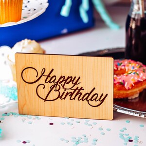 Geburtstagskarte für Frau, Geburtstagskarten für Freundin, alles Gute zum Geburtstagkarte, Holzkarte, 30.Geburtstagskarte, Tochterkarte, Geschenk für sie
