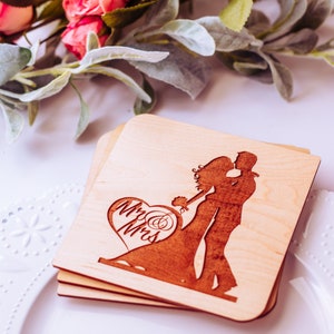 Carte de M. et Mme, carte de mariage, carte de jour de mariage, carte de félicitations, cadeau de mariage, carte de jeunes mariés, carte de jeunes mariés,
