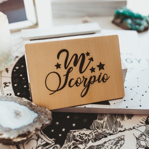 Skorpion Geburtstagskarte, Sternzeichen Geburtstagskarte, Skorpion Karte, personalisierte Geburtstagskarte, Astrologie Karte, November Geburtstagsgeschenk, Sternzeichen Karte