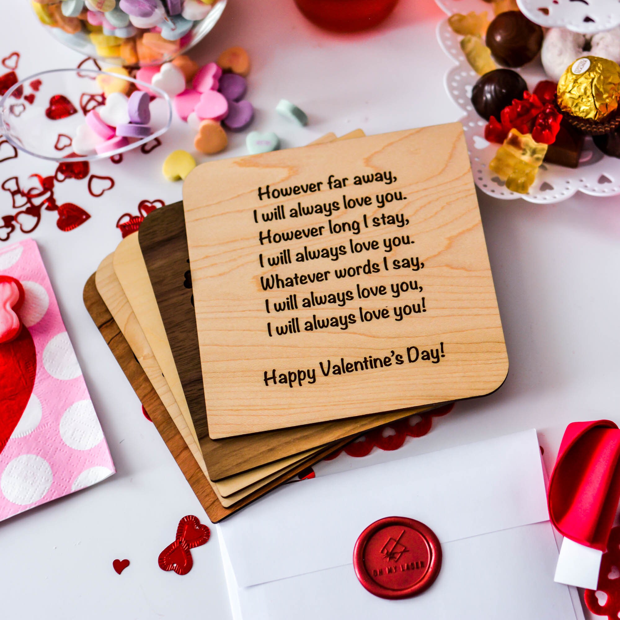 Love Card Valentines Day Gift for Girlfriend Valentines Day | Etsy