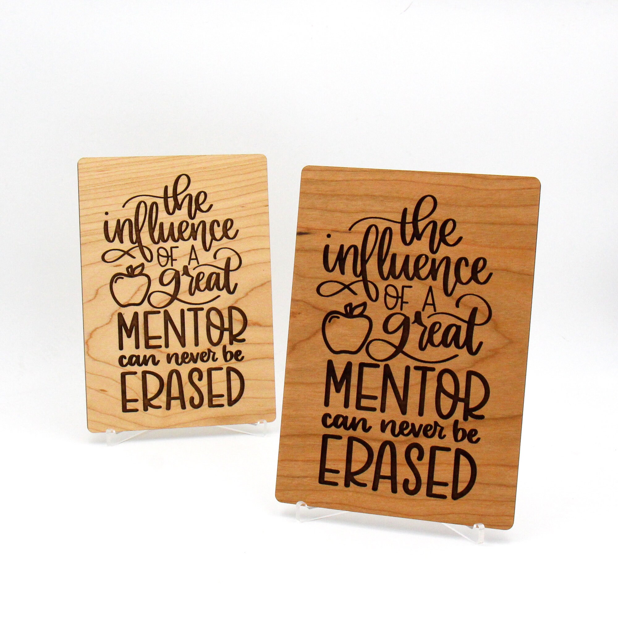 Thank You Gift for Mentor Mentor Card Mentor Gift Wooden Etsy