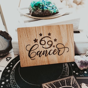 Krebs Geburtstagskarte, Sternzeichen Geburtstagskarte, Sternzeichen Karte, Sternzeichen Karte, Horoskop Karte, Astrologie Karte, Grußkarte, Juli Geburtstagskarte