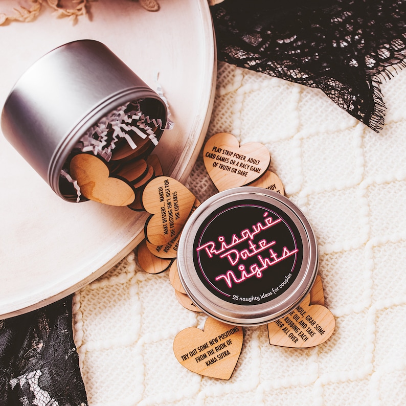 Funny Bridal Shower Gift for Couple Naughty Date Night Box Etsy