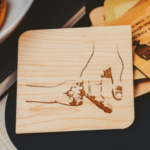 Hand in hand, vaderdagcadeau van dochter, vaderdagkaart, gepersonaliseerde cadeaus voor vader, houten kaart,