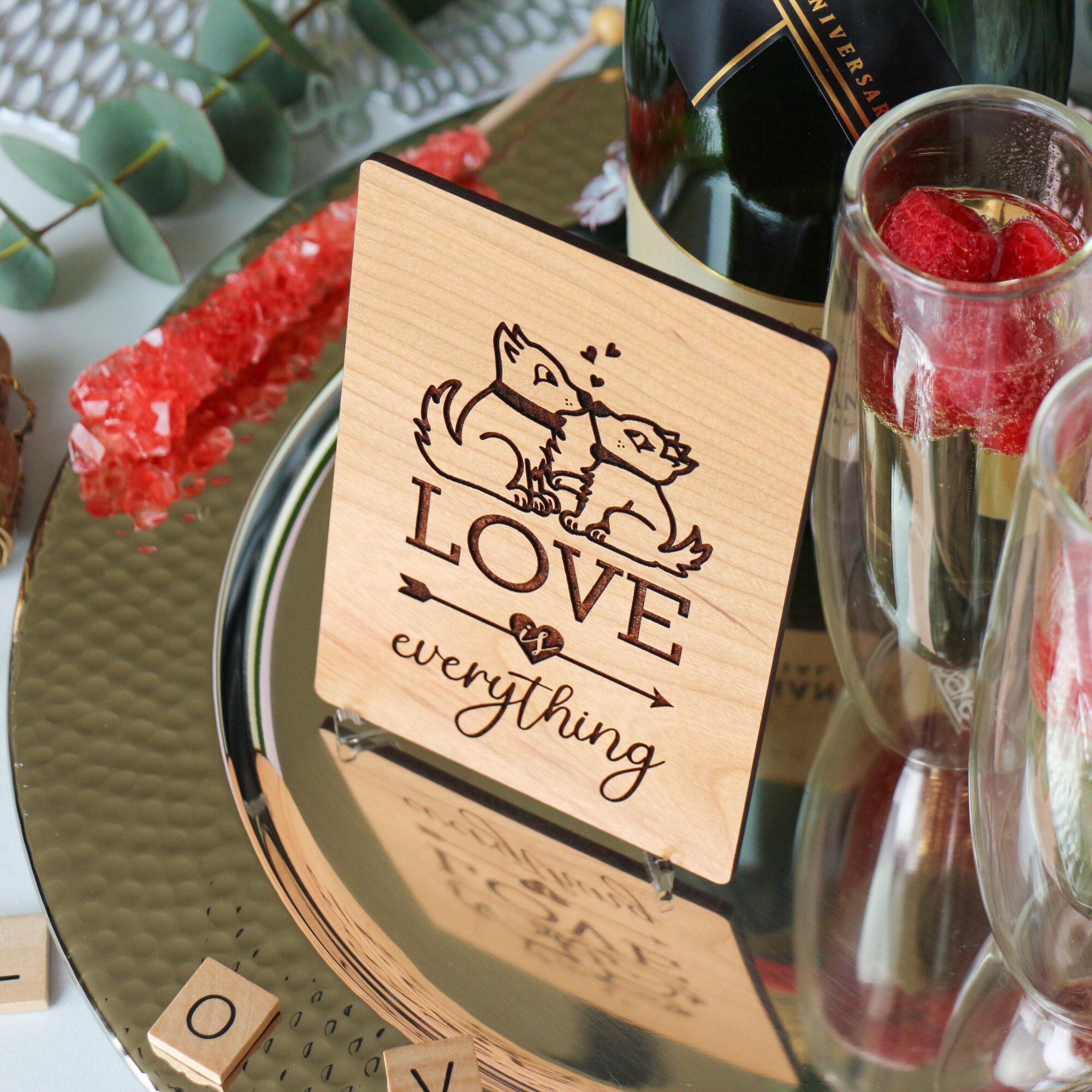 5 Year Anniversary Gifts For Her 5th Anniversary Gift for Her 5 Year Anniversary Card Wood