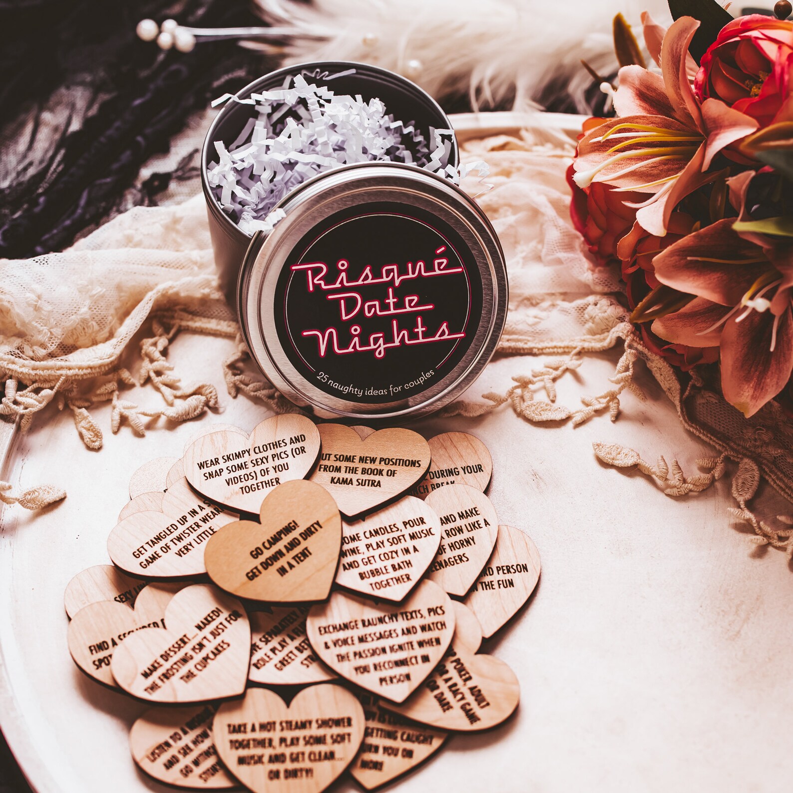 Funny Bridal Shower Gift for Couple Naughty Date Night Box Etsy