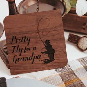 Abuelo, Regalos para el abuelo, Tarjeta del Día del Padre, Regalo personalizado, Pescador,