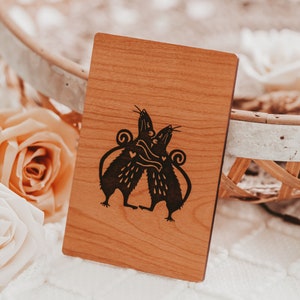 Tarjeta de cumpleaños de rata, tarjeta de aniversario de pareja, tarjeta de rata divertida, tarjeta de ratas lindas personalizada, tarjeta de amor grabada, tarjeta de pareja feliz, tarjeta de arte de rata