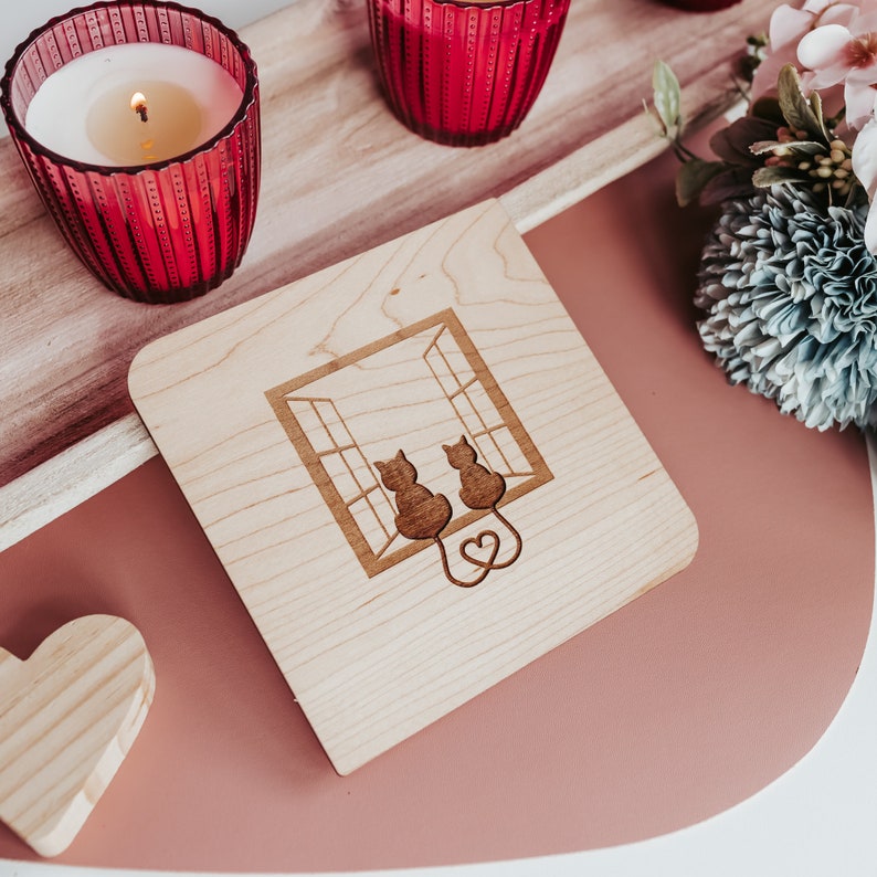 Wood Anniversary Gifts For Her 5th Anniversary Gift for Her 5 Year Anniversary Card Wood
