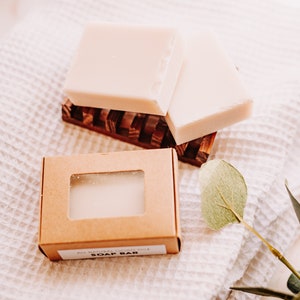 Handmade Goat Milk Soap Bar, Natural Goats Milk Soap Bar, Unscented Bar Soap, Artisan Soap, Moisturizing Soap, Christmas Gift For Her