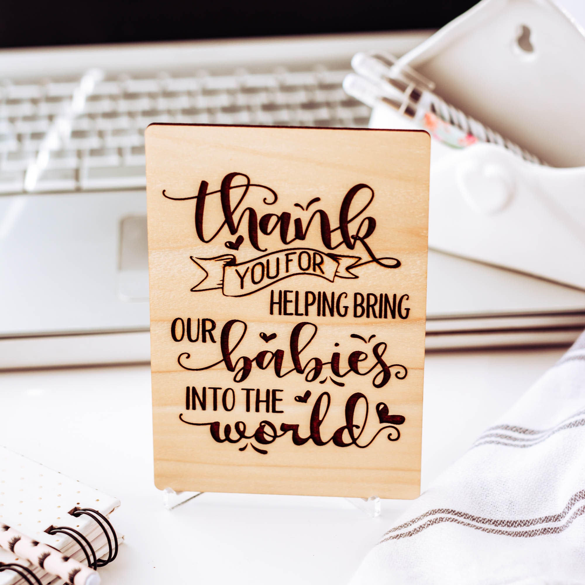 Labor and Delivery Nurse OB Nurse Thank You Gifts Wooden Etsy