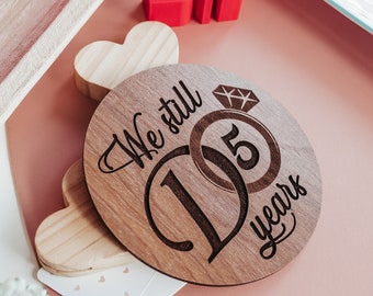 5th Anniversary Gift, Wood Anniversary Gift For Her, Wedding Anniversary, Gift For Wife, 5 Year Gift, Fifth Anniversary Gift, Wife Present