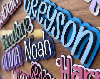 Personalized 3D Name Backpack Tag for Kids Luggage Tag Water Bottle Accessory Daycare Bag Custom School Sports Bag travel toddler girl gift