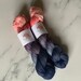 Hand dyed silver sparkle sock yarn - "Shepherds Delight"