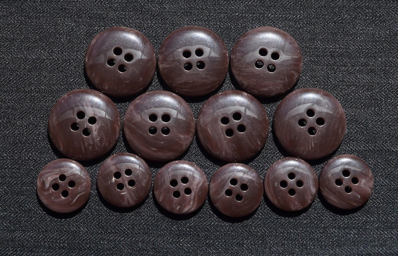 Set of 13 Classic Men Vintage Buttons Horn Corozo Urea Double Breasted Set for Suit Jacket Men Blazer Sport Coat High Quality