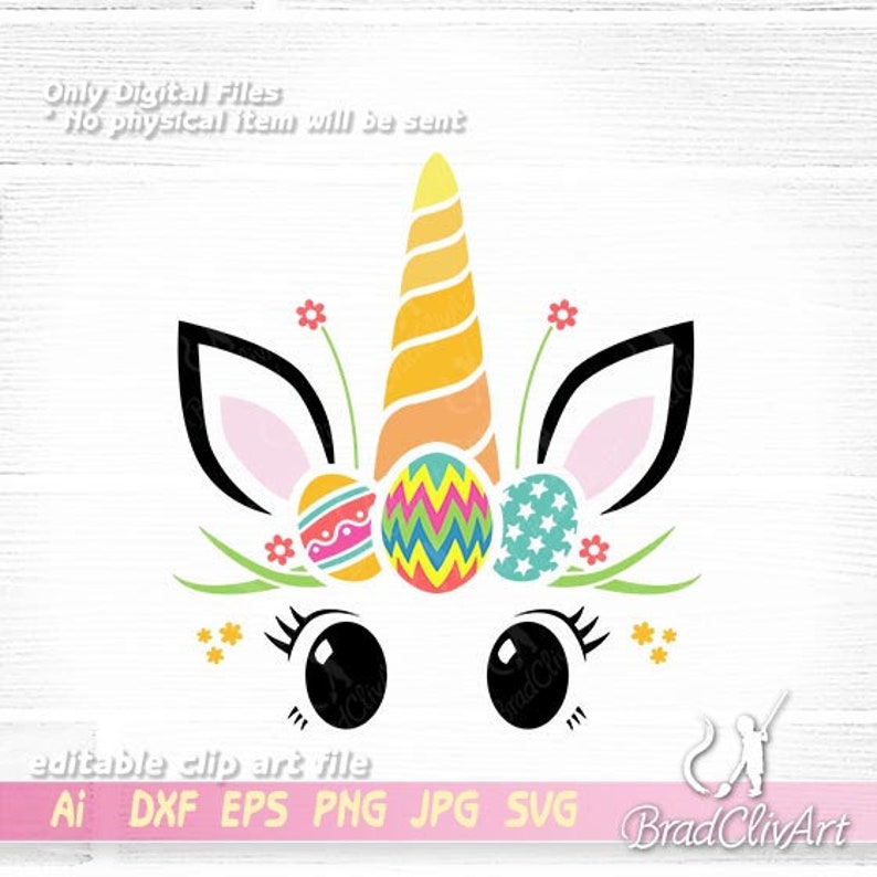 Download For Cricut Design Or Silhouette Cute Unicorn With Decorative Eggs And Flowers Svg Opened Eyes Vector Clip Art And T Shirt Girl Costume Craft Supplies Tools Drawing Drafting Kromasol Com
