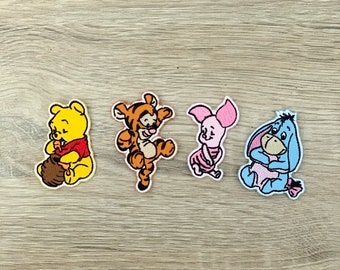 Winnie the Pooh Iron on Patch Sew on Patch Embroidery Cartoon Patch