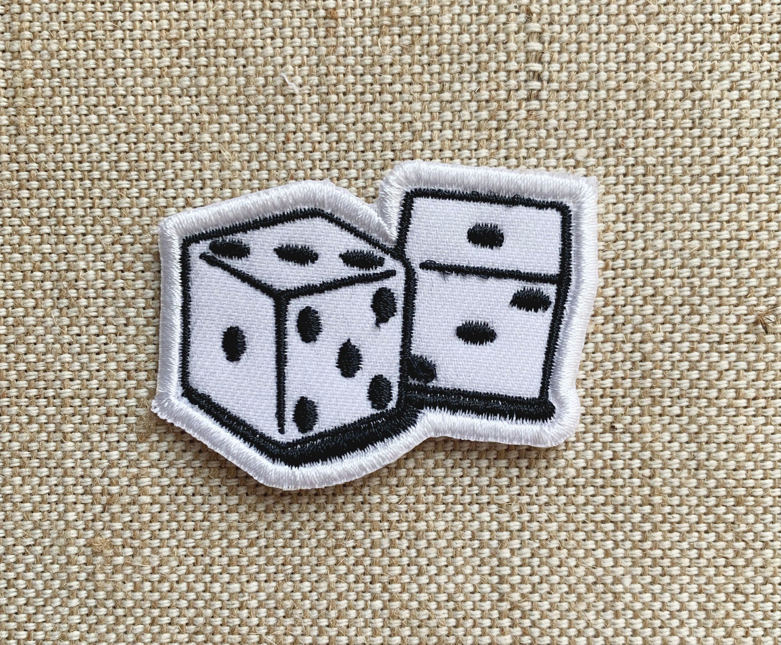 Dice iron On Patch Dice Patches Patches For Jacket Sew On Etsy