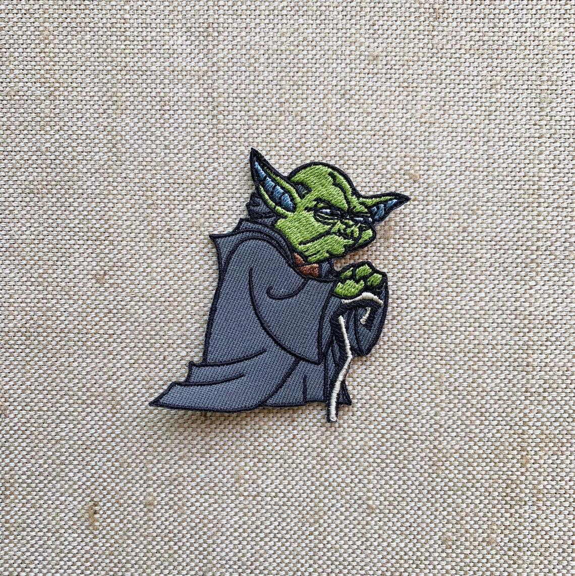 Yoda iron On Patch Star Wars Patches Patches For Jacket Sew Etsy