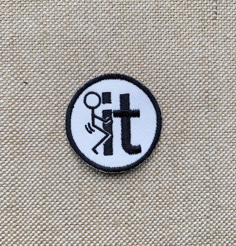 Funny it iron on patch funny it patches iron on Patches For Etsy