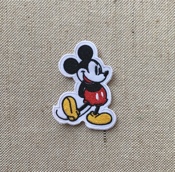 Mickey Mouse iron On Disney Patch iron On Patch Patches For | Etsy