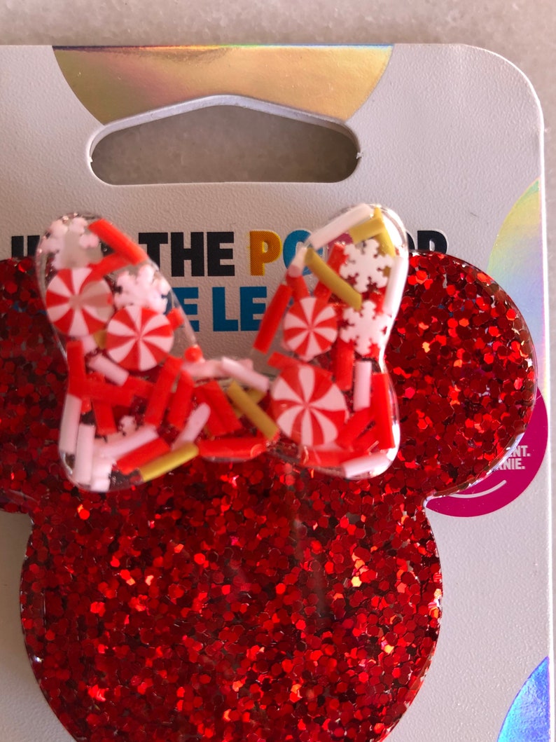 popgrip Disney phone case phone grip Disney inspired popsocket Christmas Minnie Mouse popsocket