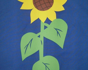 Window picture cardboard sunflower 37 cm autumn summer decoration NEW