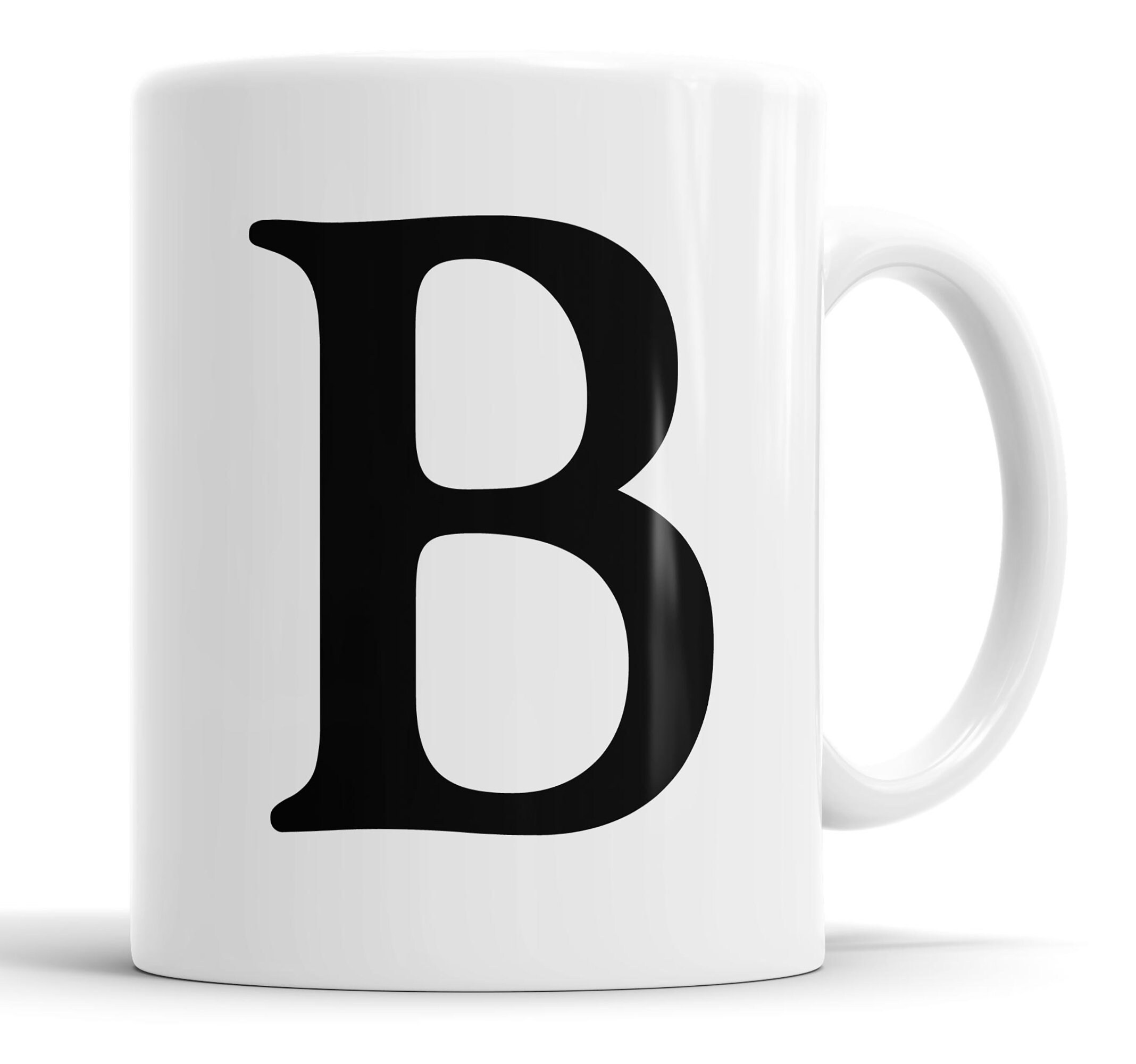 Alphabet Mug Letter Mugs Initial Coffee Cup Birthday Fathers Etsy