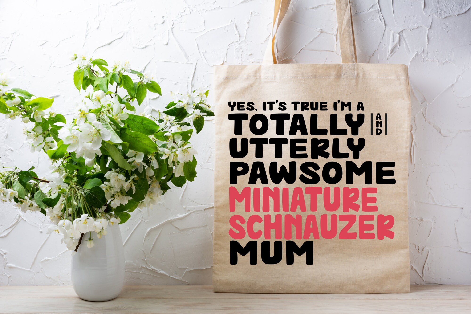 Schnauzer tote best sale bag