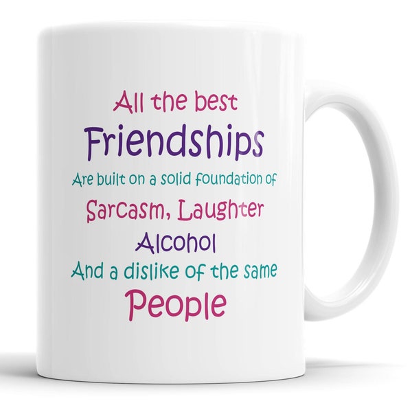 All The Best Friendships Mug, Best Friends Mug, Friendship Mug