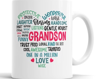 Father's Day Gift - Wonderful Grandson Mug