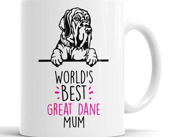 Taza La mejor mamá del gran danés del mundo