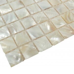 Handmade Serene Mother of Pearl Square Mosaic Tile For Bathroom Kitchen Shower Wall Backsplash Tile zdjęcie 2