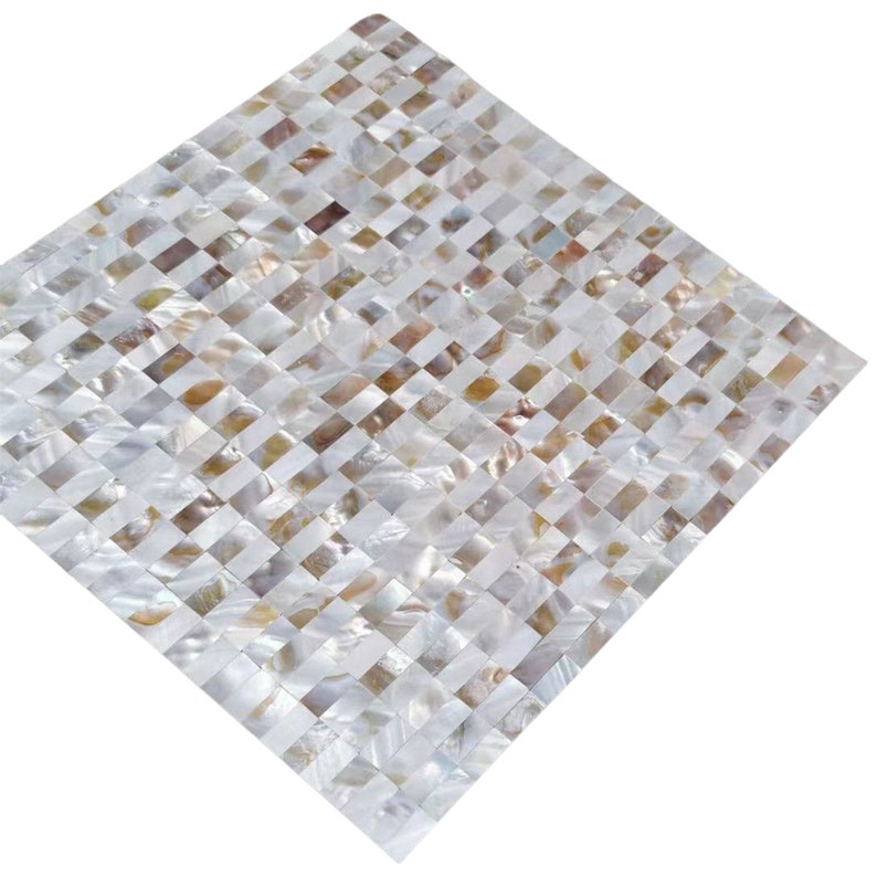 Handmade Groutless Blended Color Mother of Pearl Tile for Etsy