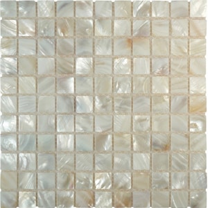 Handmade Serene Mother of Pearl Square Mosaic Tile For Bathroom Kitchen Shower Wall Backsplash Tile zdjęcie 1